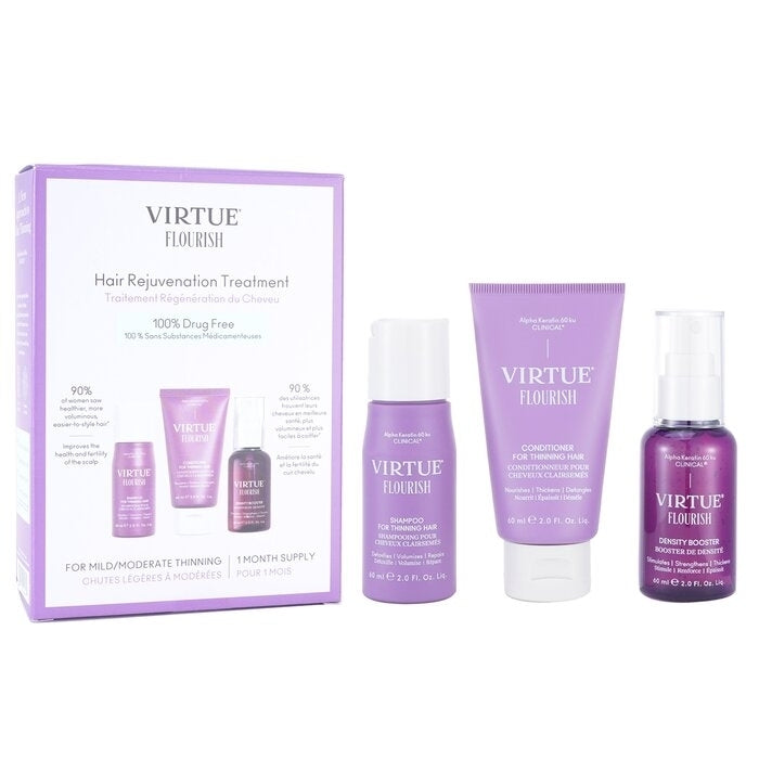 Virtue - Flourish Hair Rejuvenation Treatment Set(3pcs) Image 1