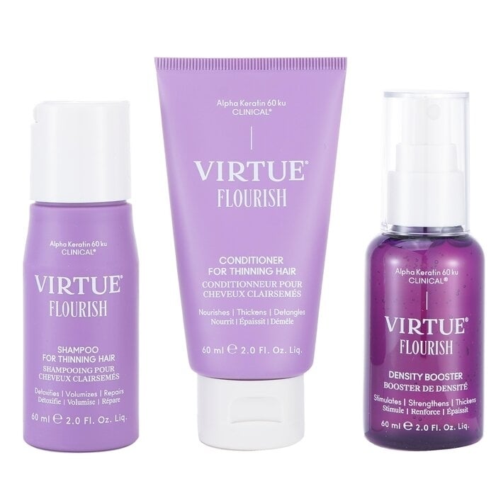 Virtue - Flourish Hair Rejuvenation Treatment Set(3pcs) Image 2
