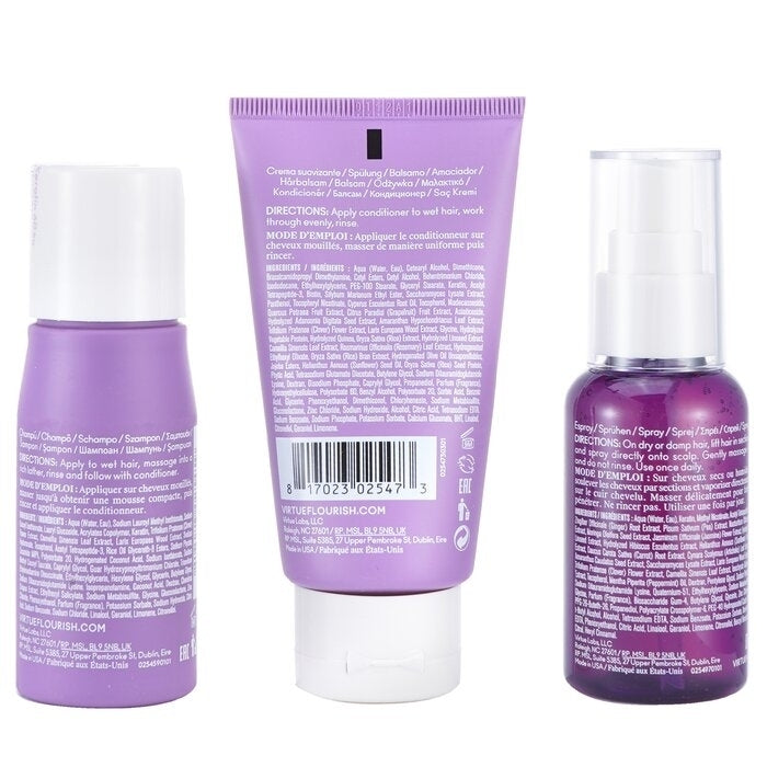 Virtue - Flourish Hair Rejuvenation Treatment Set(3pcs) Image 3