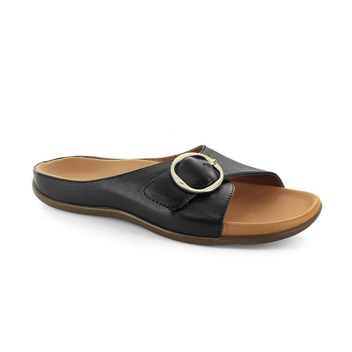 Strive Gavi II Sandal Womens Black Adjustable Buckle 23360A Comfort Footbed Image 1