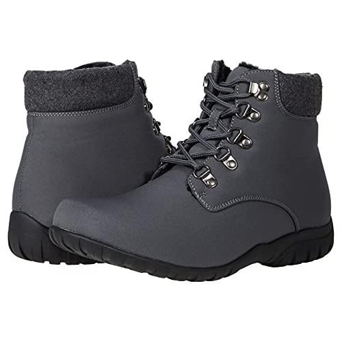 Propet Women's Dani Ankle Lace Snow Boot  DARK GREY Image 1