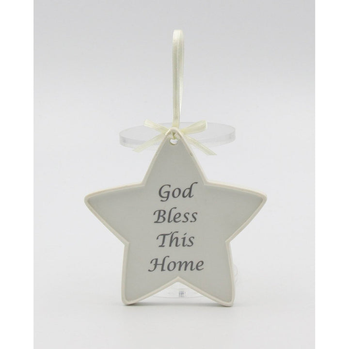 Ceramic North Star Angel Ornament 4.5 inches Religious Image 3