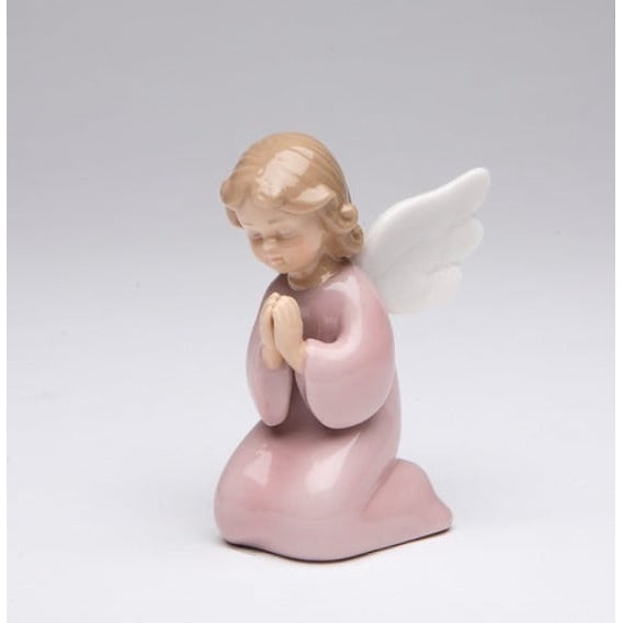 Ceramic Praying Angel Girl Figurine 2x2 Image 3