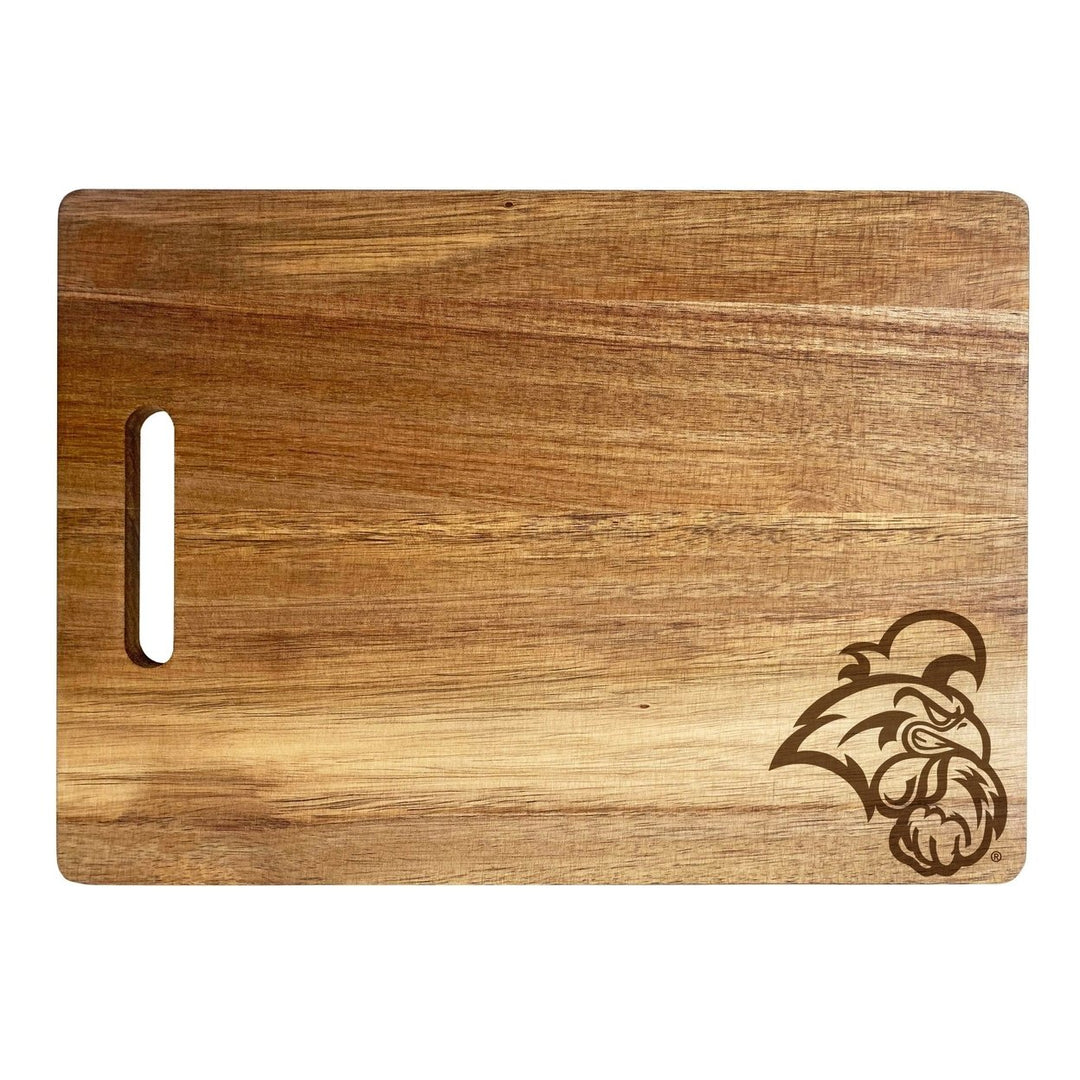 Coastal Carolina University Engraved Wooden Cutting Board 10" x 14" Acacia Wood Image 1