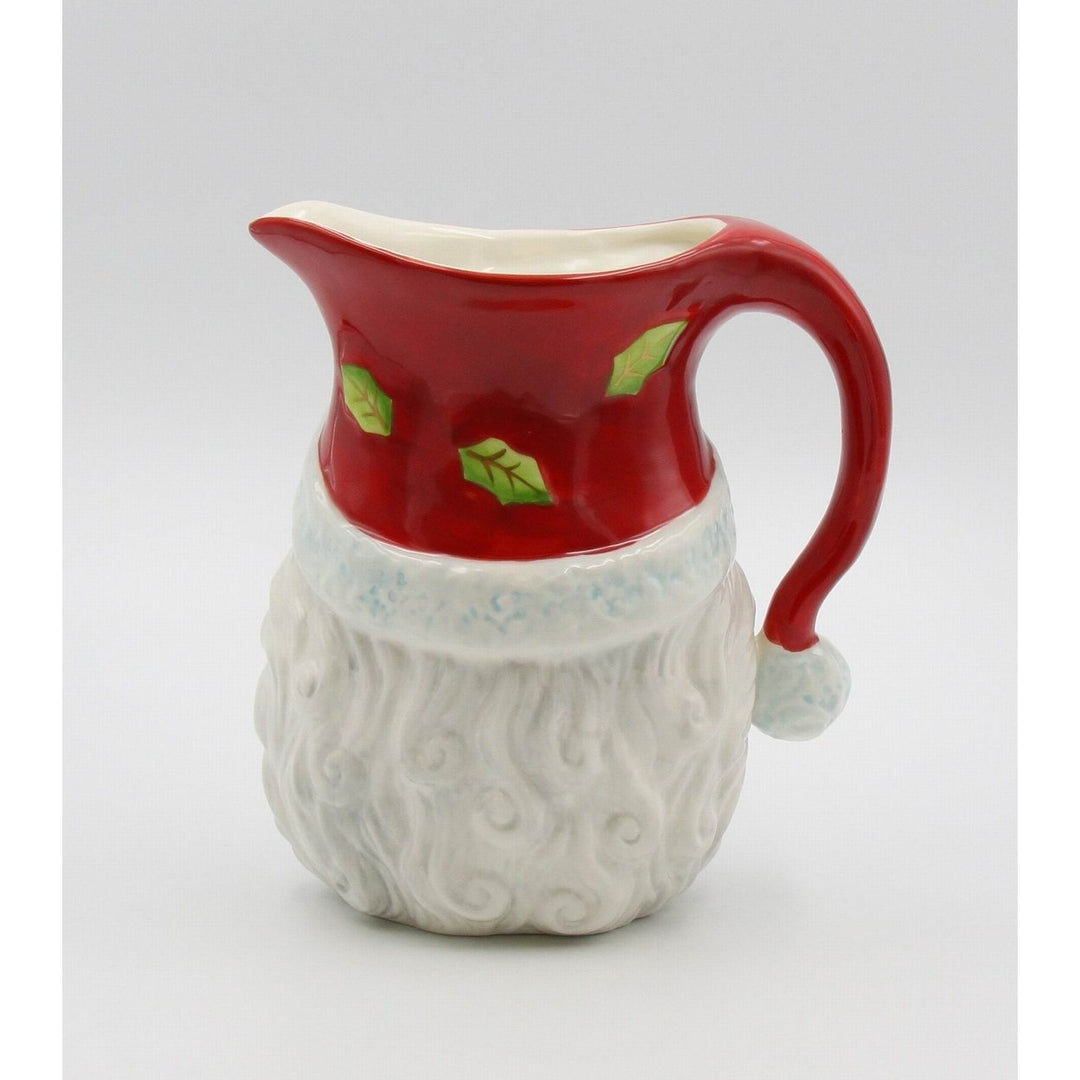 Ceramic African American Christmas Santa Claus Drink Pitcher Home D cor  Kitchen D cor Christmas D cor Image 3