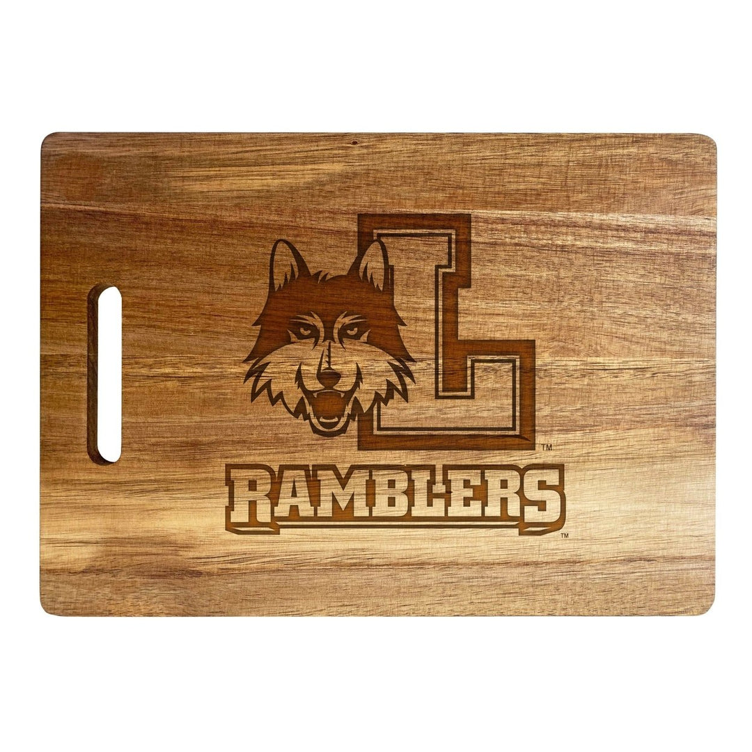 Loyola University Ramblers Classic Acacia Wood Cutting Board - Small Corner Logo Image 1