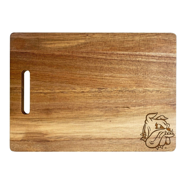 Minnesota Duluth Bulldogs Classic Acacia Wood Cutting Board - Small Corner Logo Image 2