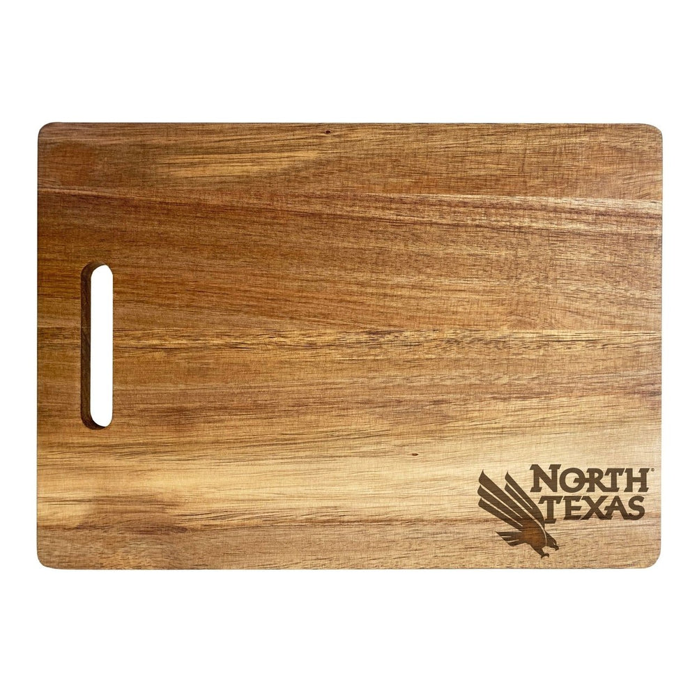 North Texas Classic Acacia Wood Cutting Board - Small Corner Logo Image 2