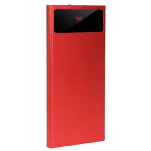 20000mAh Power Bank Ultra Thin External Battery Pack Phone Charger Dual USB Ports Flashlight Battery Remain Display Image 3