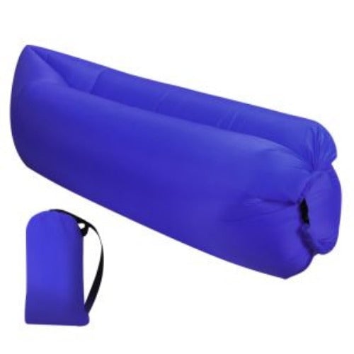 Inflatable Lounger Air Sofa Lazy Bed Sofa Portable Organizing Bag Water Resistant for Backyard Lakeside Beach Traveling Image 1