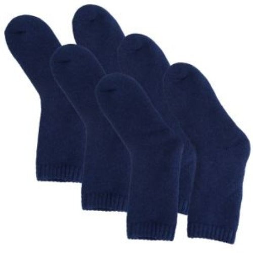 3 Pairs Men Warm Wool Socks Soft Cozy Winter Thermal Socks For Men Thick Heat-Trapping Moisture Wicking Socks Image 2