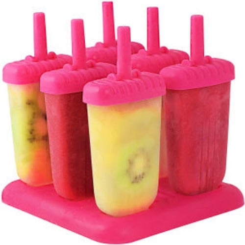 6Pcs Popsicle Molds Reusable Ice Cream DIY Ice Pop Maker Ice Bar Maker Plastic Popsicle Mold For Homemade Iced Snacks Image 2