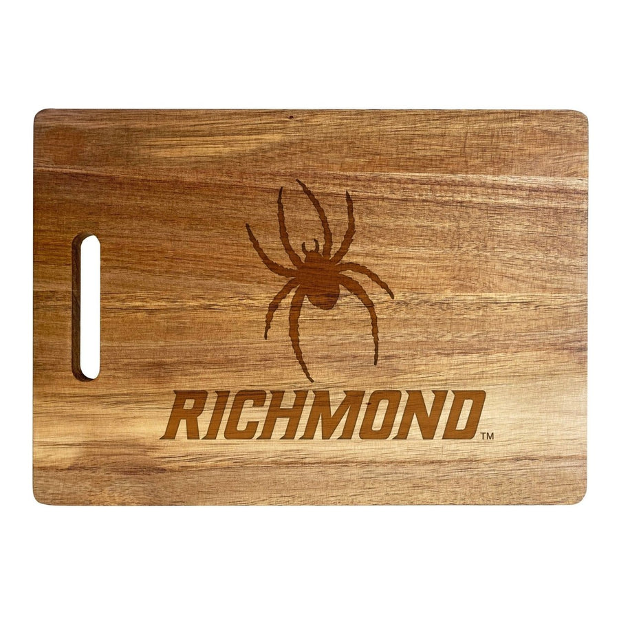 Richmond Spiders Classic Acacia Wood Cutting Board - Small Corner Logo Image 1