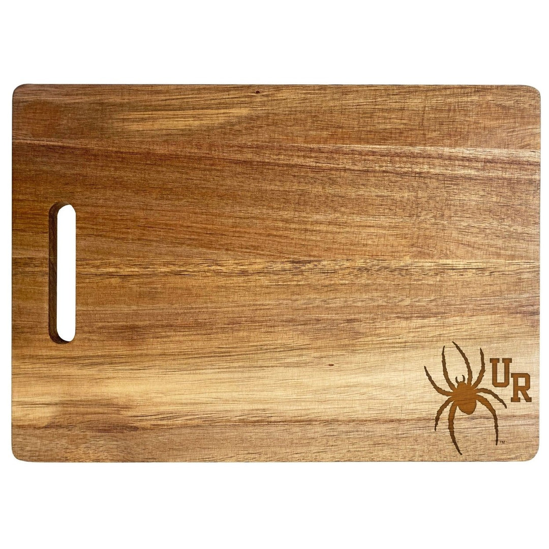 Richmond Spiders Classic Acacia Wood Cutting Board - Small Corner Logo Image 2