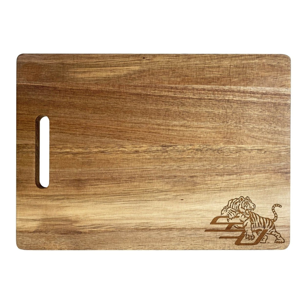 Savannah State University Classic Acacia Wood Cutting Board - Small Corner Logo Image 2