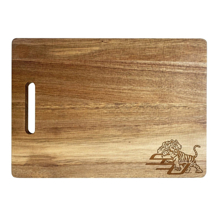 Savannah State University Classic Acacia Wood Cutting Board - Small Corner Logo Image 1