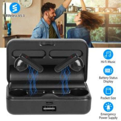 5.3 TWS Wireless Earbuds Touch Control Headphone in-Ear Earphone Image 2