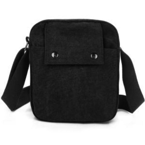 Unisex Crossbody Bags Canvas Phone Tablet PC Shoulder Bag Credit Card Key Messenger Purse Image 7