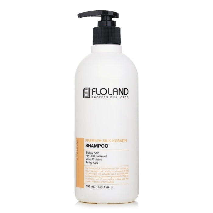 Floland Premium Silk Keratin Shampoo 530ml/17.92oz Image 1