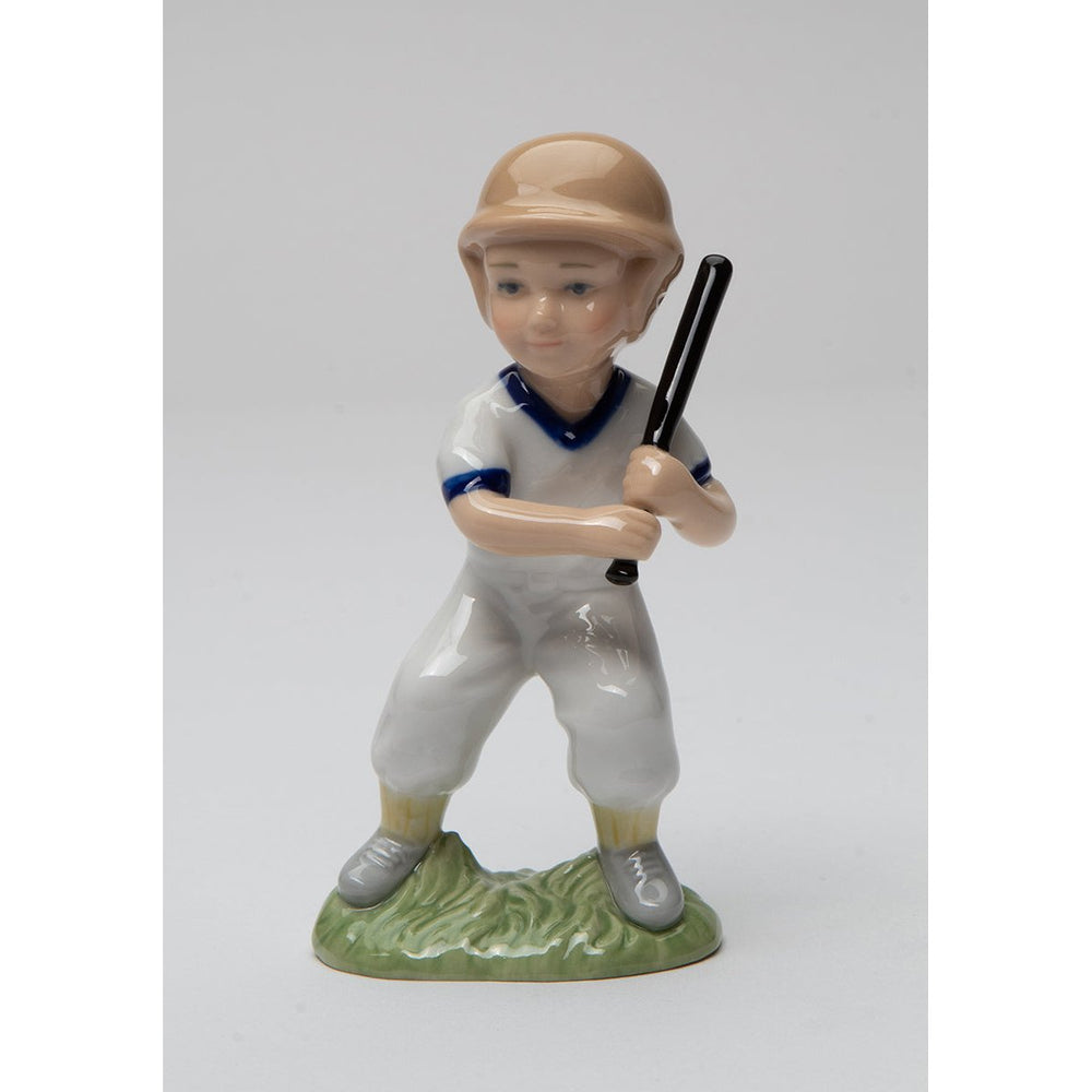 Ceramic Baseball Boy Figurine 3.75x2.5x4.5 Son Image 2