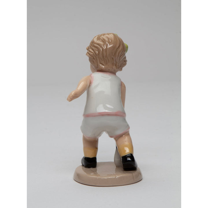 Ceramic Bowling Girl Figurine 2.75x2.5x4.5  Daughter Image 4