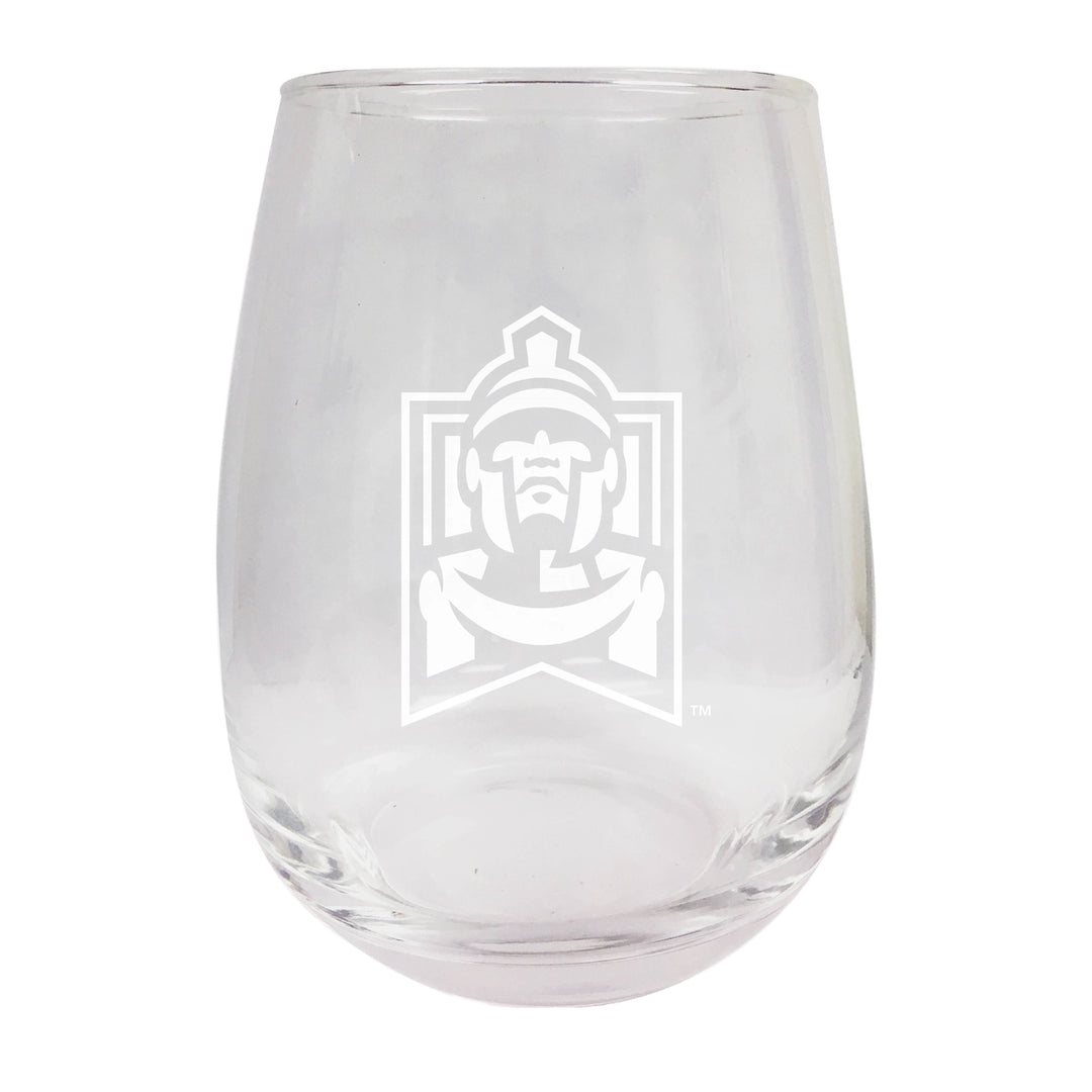 East Stroudsburg University NCAA 15 oz Laser-Engraved Stemless Wine Glass - Perfect for Alumni and Fans Image 1