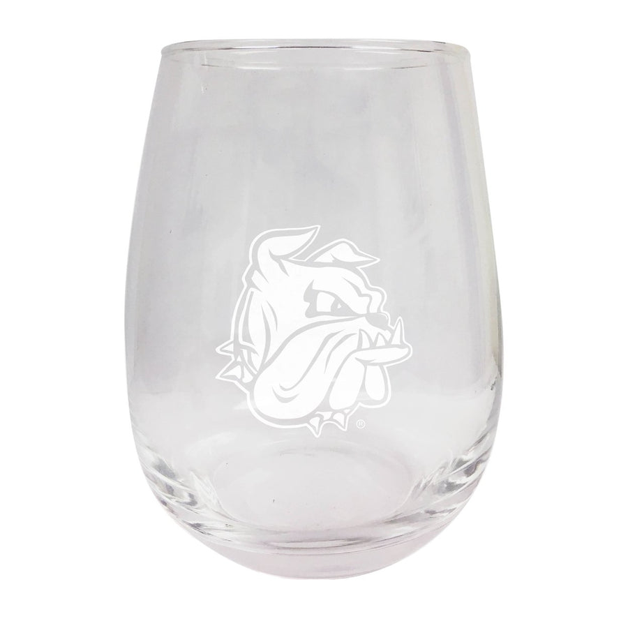 Minnesota Duluth Bulldogs NCAA 15 oz Laser-Engraved Stemless Wine Glass - Perfect for Alumni and Fans Image 1