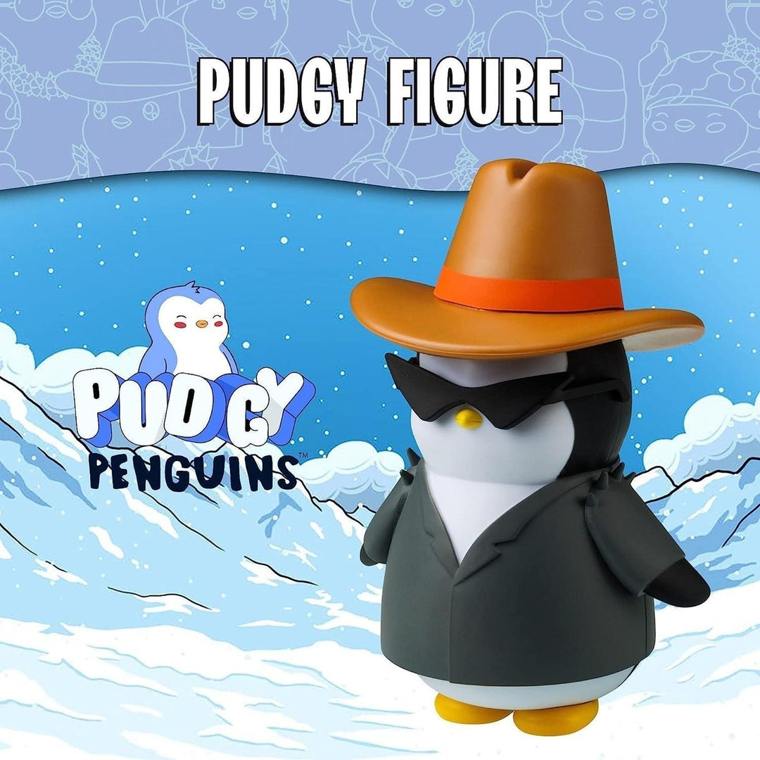 Pudgy Penguins Cowboy Figure Customize Outfits Adoption NFT 16.5cm PVC Collectible Image 3