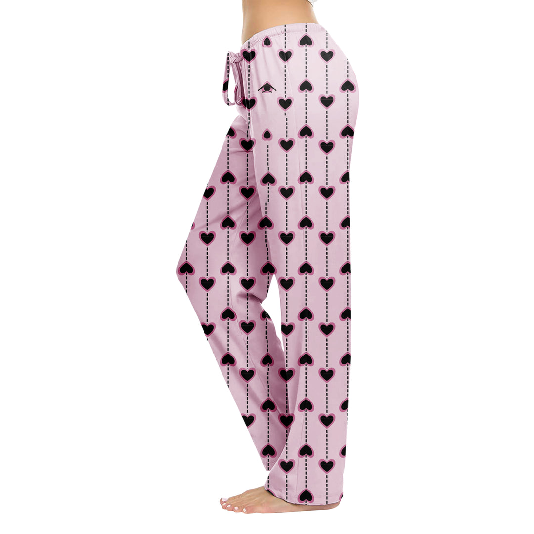 2-Pack Womens Printed Summer Pajama Bottoms Stretchy Comfortable Trousers with Drawstring for Yoga and Casual Wear Image 7