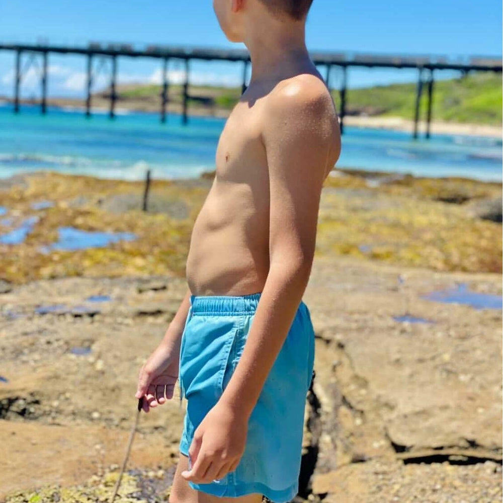 3-Pack Boys Beach Swim Trunk Shorts Quick Dry UPF 50+ Little Boys Bathing Summer Swimsuit Image 2