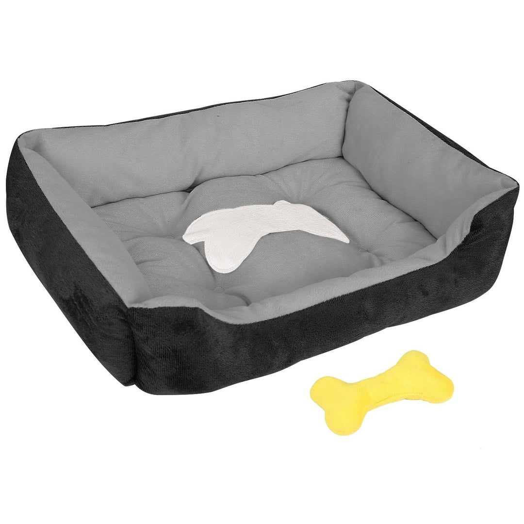 Pet Dog Bed Soft Warm Fleece Puppy Cat Bed Dog Cozy Nest Sofa Bed Cushion Mat XL Size Image 3