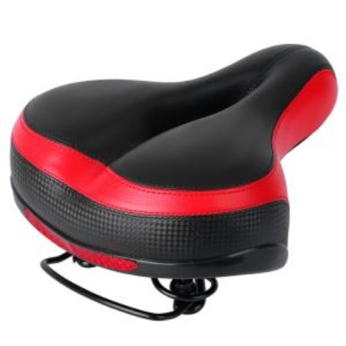 Bike Seat Water Resistant Comfortable Bicycle Padded Saddle Wear Resistant Hollow Leather Seat Cushion Image 8