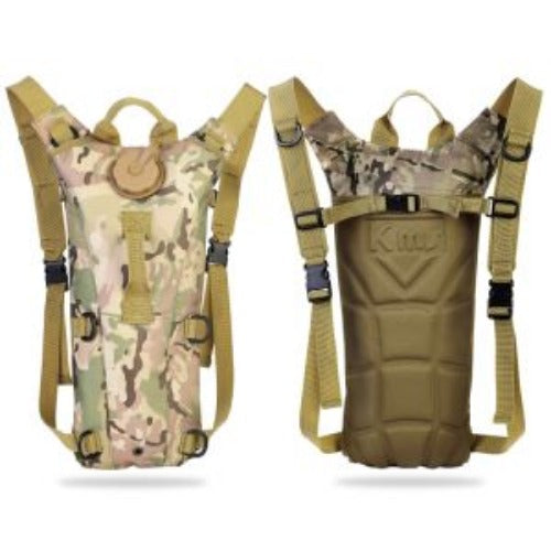 Tactical Hydration Pack 3L Water Bladder Adjustable Water Drink Backpack Image 1