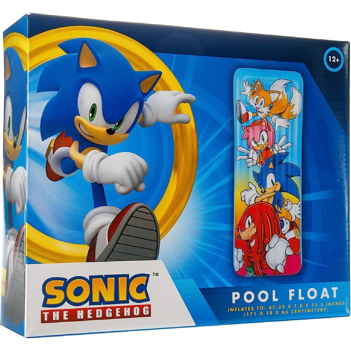 Sonic The Hedgehog Inflatable Pool Float 67" Licensed Game Character Mighty Mojo Image 6