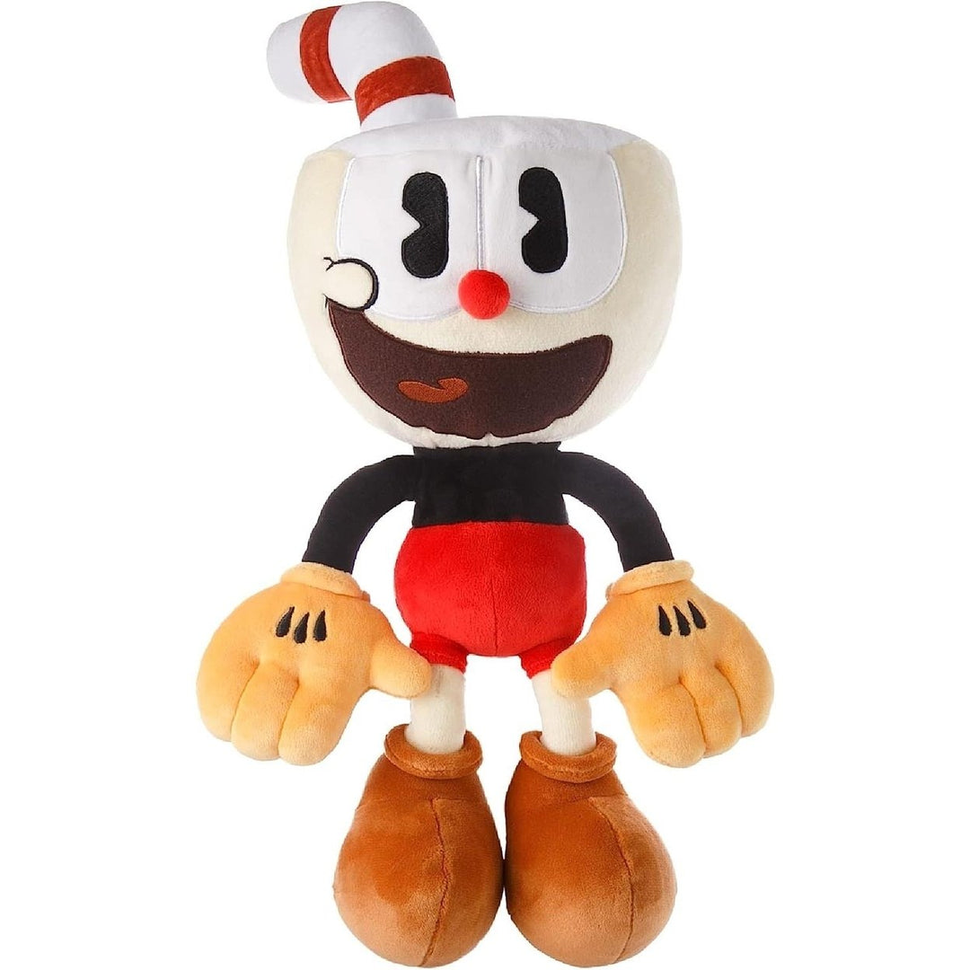 Mighty Mojo The Cuphead Show Cuphead Mugman 15 Inch Plush Doll Set Image 4