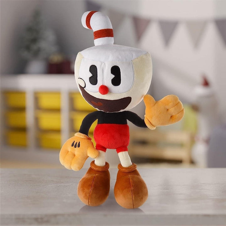 Mighty Mojo The Cuphead Show Cuphead Mugman 15 Inch Plush Doll Set Image 7