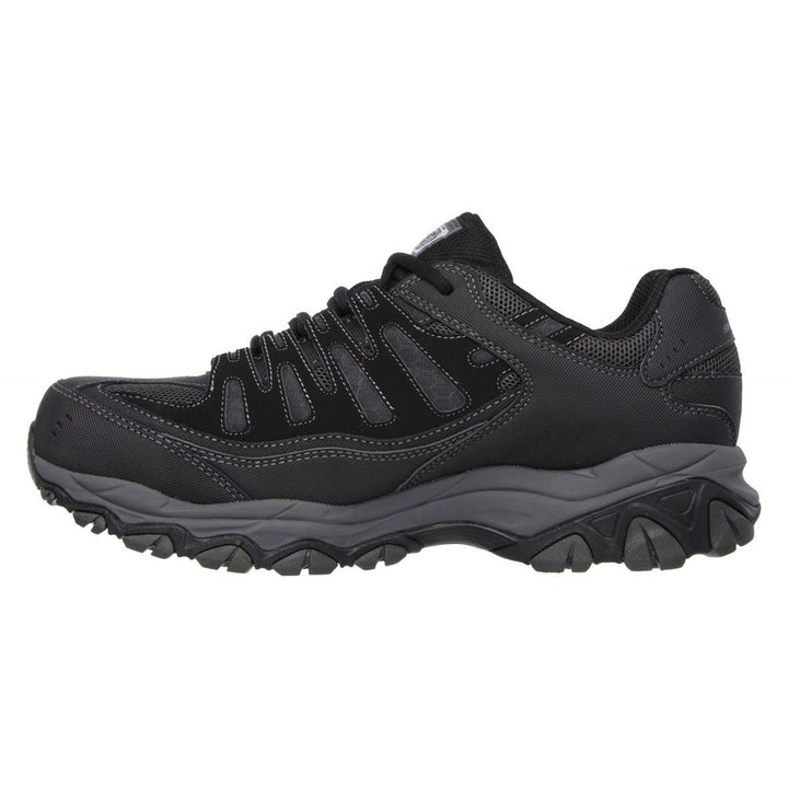 Skechers Mens Cankton-U Industrial Shoe 7 BLACK/CHARCOAL Image 3