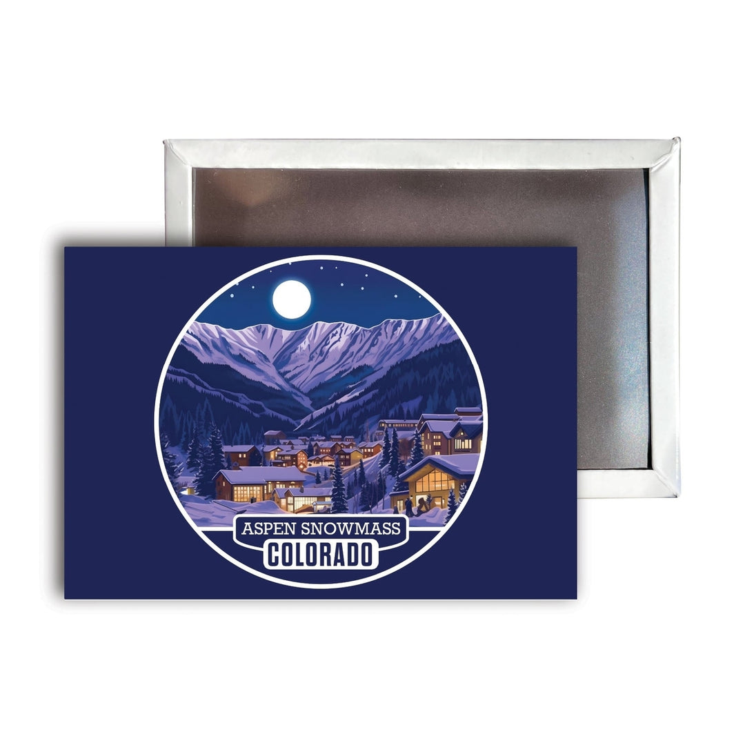 Aspen Snowmass Colorado B Souvenir Durable and Vibrant Decor Fridge Magnet 2.5"X3.5" Image 1