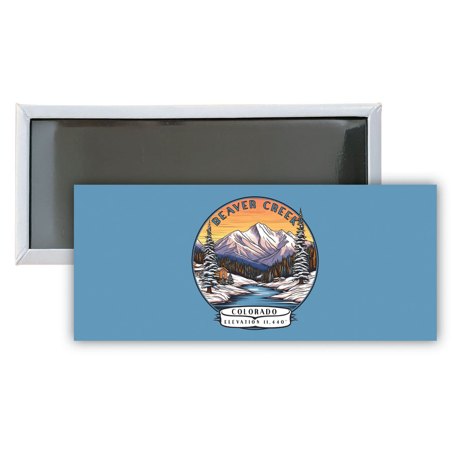 Beaver Creek Colorado A Souvenir Durable and Vibrant Decor Fridge Magnet 4.75 x 2 Inch Image 1