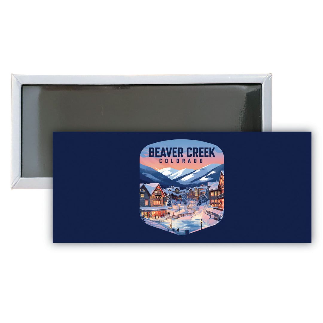 Beaver Creek Colorado C Souvenir Durable and Vibrant Decor Fridge Magnet 4.75 x 2 Inch Image 1