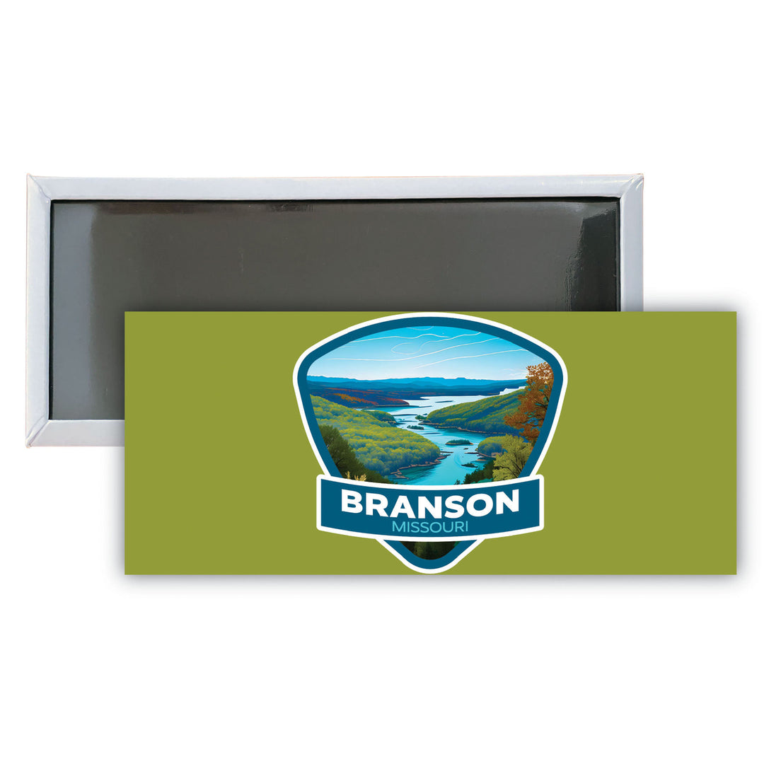 Branson Missouri A Souvenir Durable and Vibrant Decor Fridge Magnet 4.75 x 2 Inch Image 1