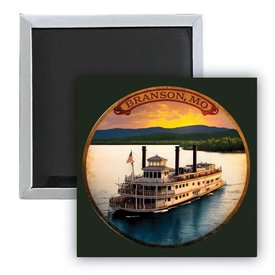 Branson Missouri C Souvenir 2.5 x 2.5-Inch Durable and Vibrant Decor Fridge Magnet Image 1