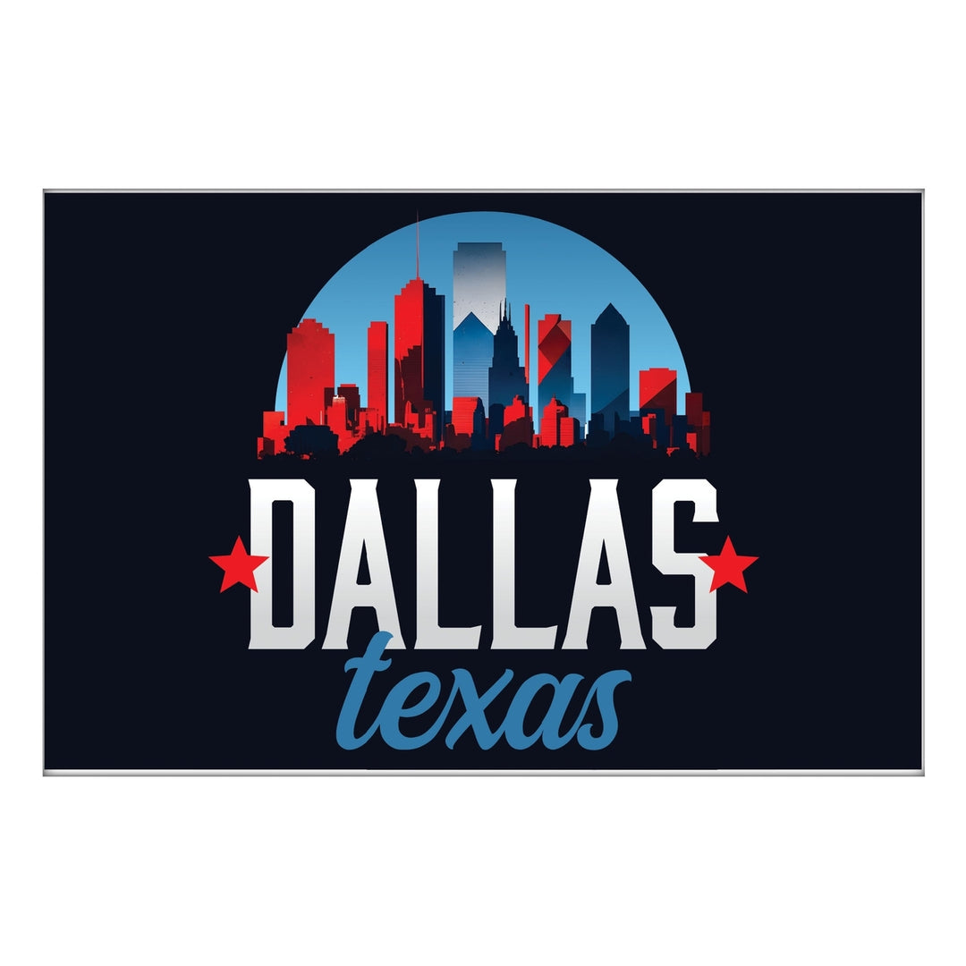 Dallas Texas B Souvenir 2x3-Inch Durable and Vibrant Decor Fridge Magnet Image 1