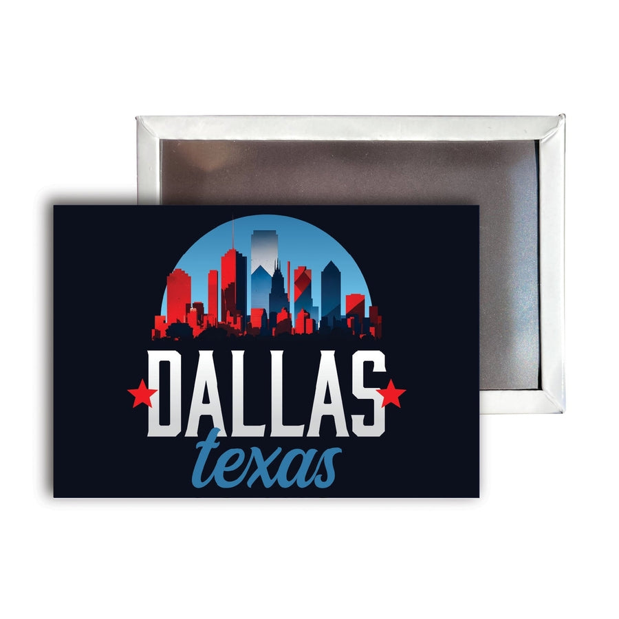 Dallas Texas B Souvenir Durable and Vibrant Decor Fridge Magnet 2.5"X3.5" Image 1