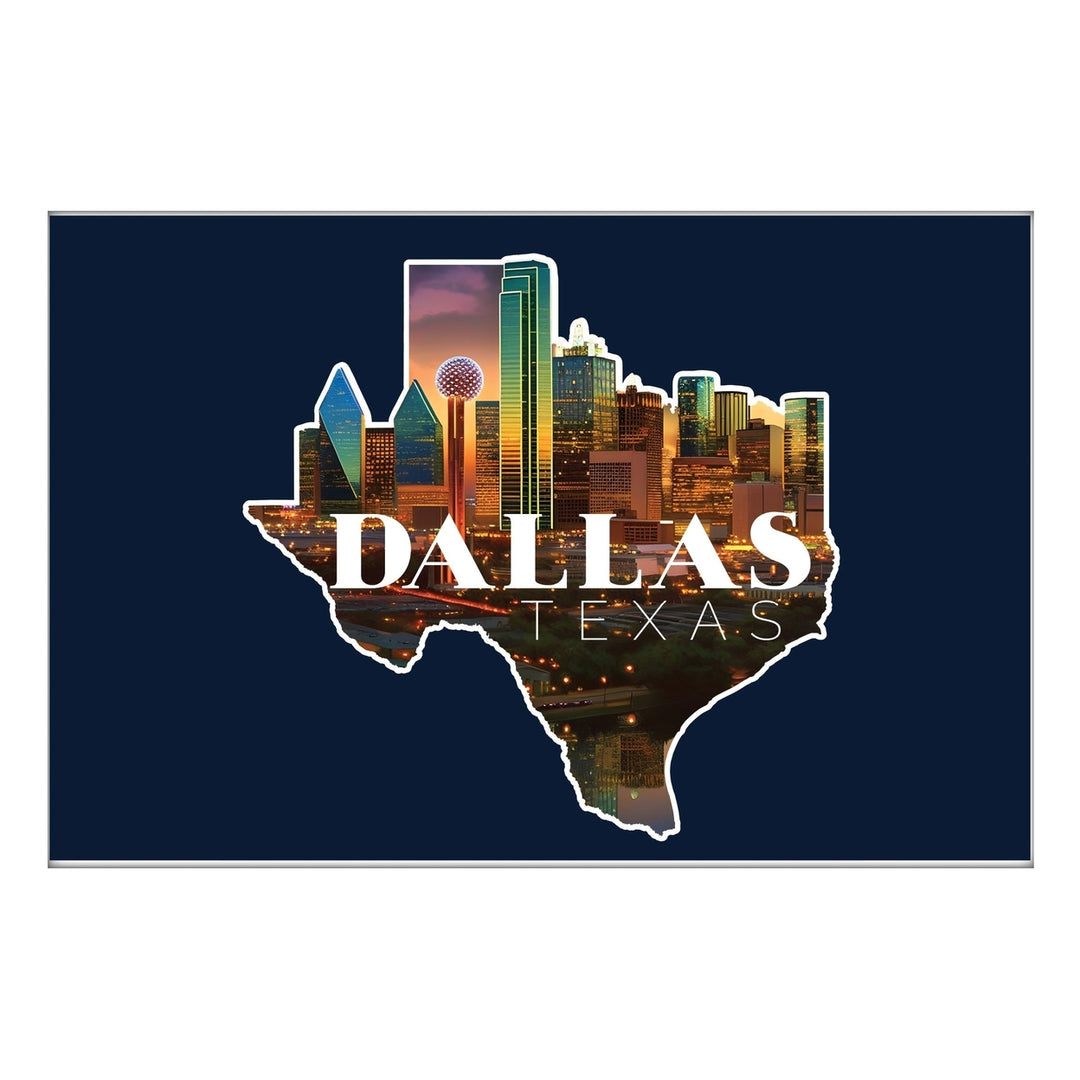 Dallas Texas C Souvenir 2x3-Inch Durable and Vibrant Decor Fridge Magnet Image 1