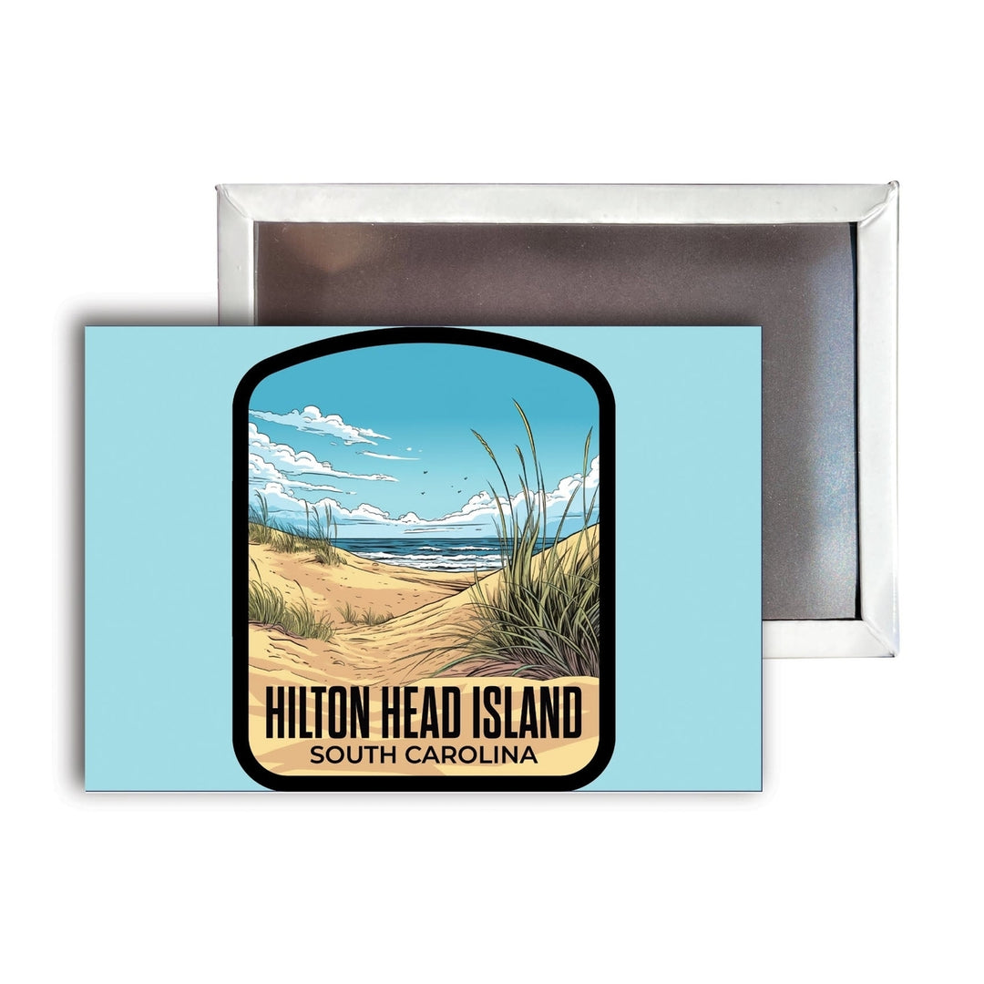 Hilton Head Island A Souvenir Durable and Vibrant Decor Fridge Magnet 2.5"X3.5" Image 1