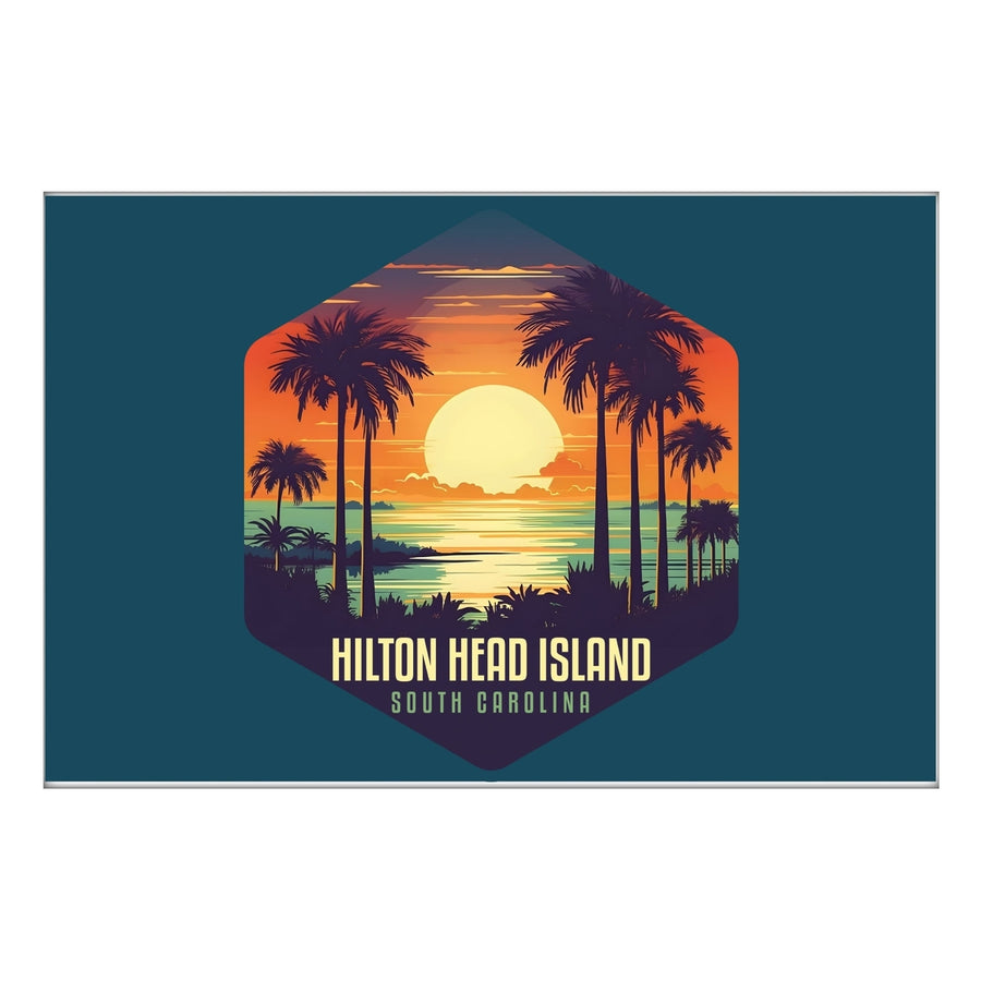 Hilton Head Island B Souvenir 2x3-Inch Durable and Vibrant Decor Fridge Magnet Image 1