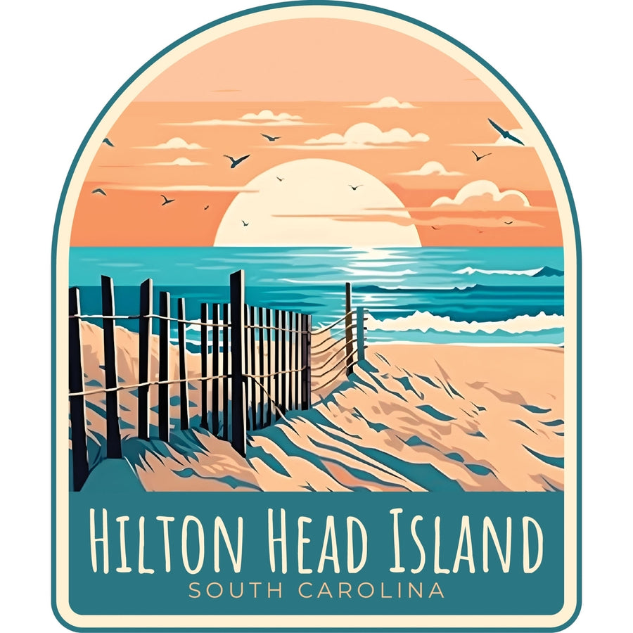 Hilton Head Island C Exclusive Destination Fridge Decor Magnet Image 1