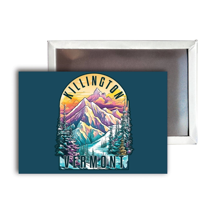 Killington Vermont B Souvenir Durable and Vibrant Decor Fridge Magnet 2.5"X3.5" Image 1