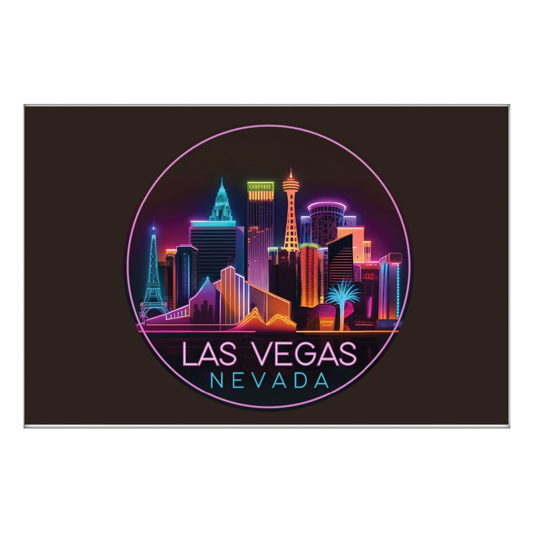 Las Vegas Nevada E Souvenir 2x3-Inch Durable and Vibrant Decor Fridge Magnet Image 1